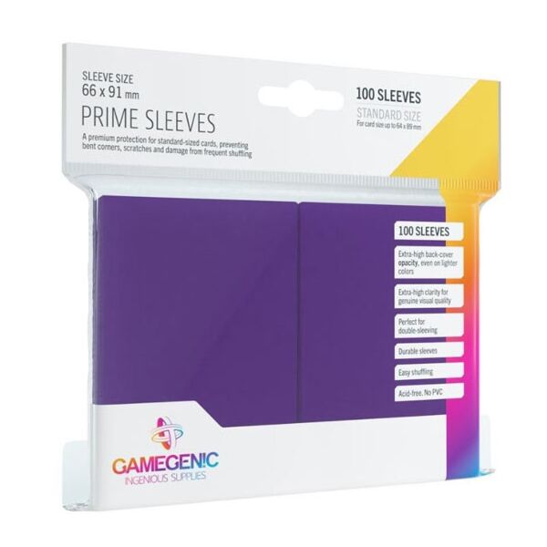 Purperen sleeves Gamegenic standaard formaat