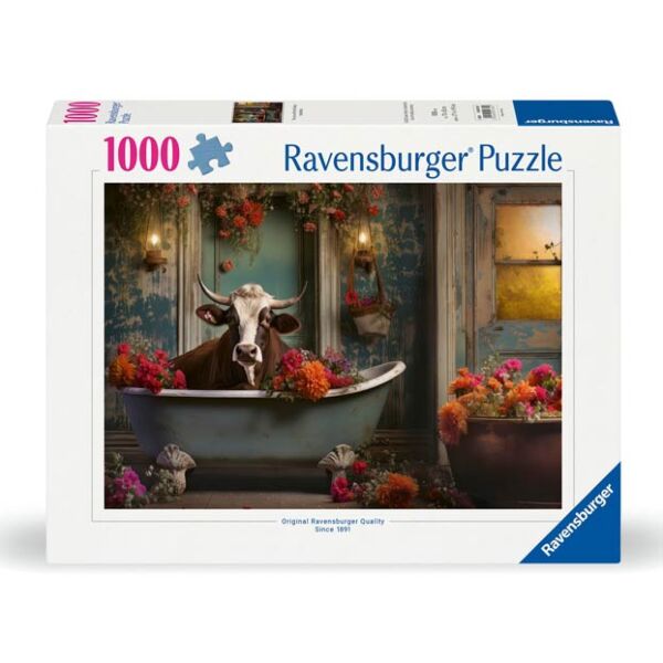 Puzzle The cow with the flowery headdress