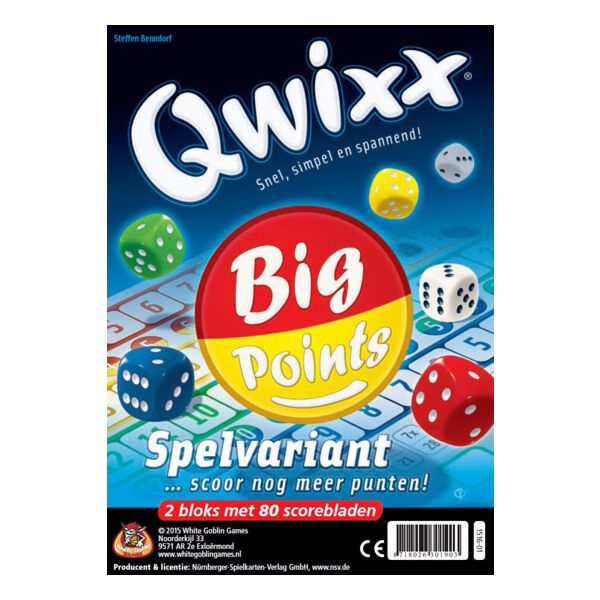 Spelvariant Qwixx: Qwixx Big Points