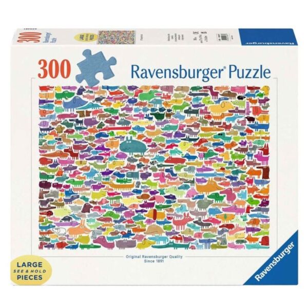 Ravensburger puzzle 300 Dogs & One Cat
