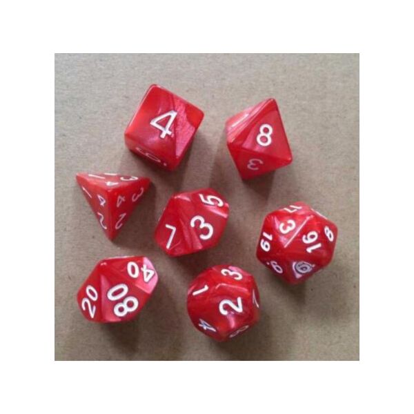 Roll Playing dice red