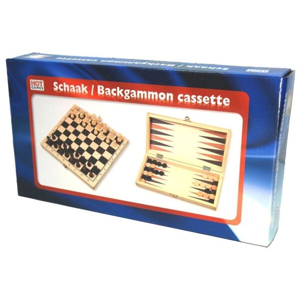Schaak/Backgammon cassette (HOT Games)