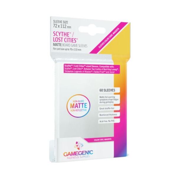 Non-glare sleeves Scythe/Lost Cities (Gamegenic)