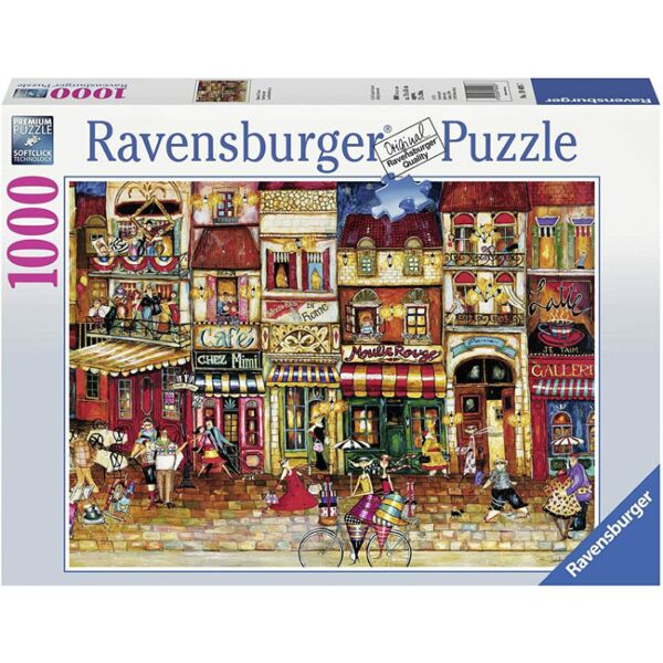 Streets of France - jigsaw puzzle Ravensburger - 1000 pieces