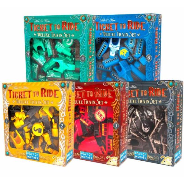 Ticket to Ride Deluxe Train Set Blue Ticket to Ride Deluxe Train Set Blue