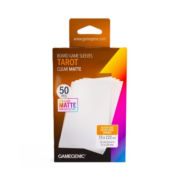 Tarot Board game sleeves Clear Matte