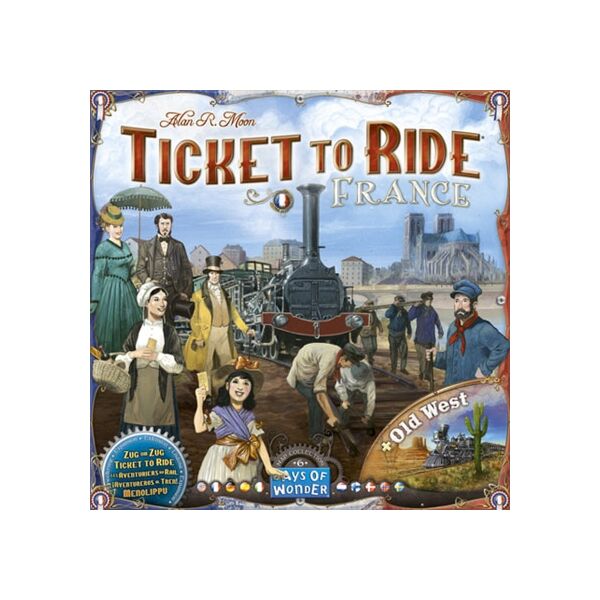Spel Ticket to Ride France & Old West (Days of Wonder)