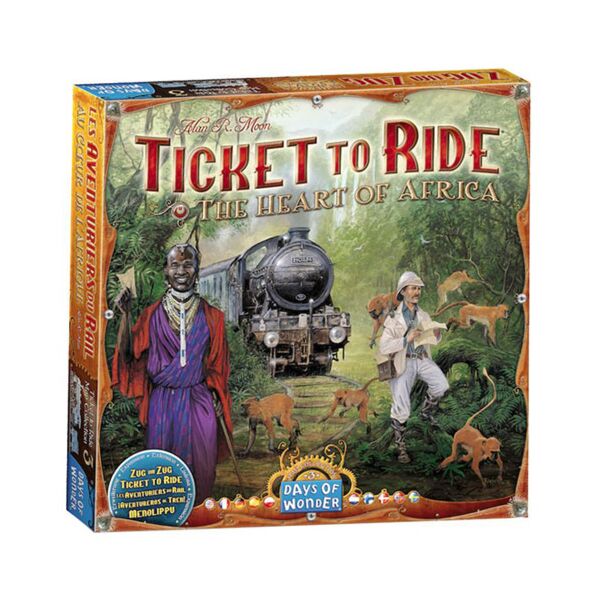 Spel Ticket to RIde Heart of Africa (Days of Wonder)