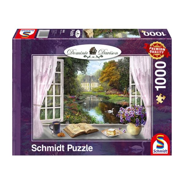 Uitzicht op de kasteeltuin (1000)