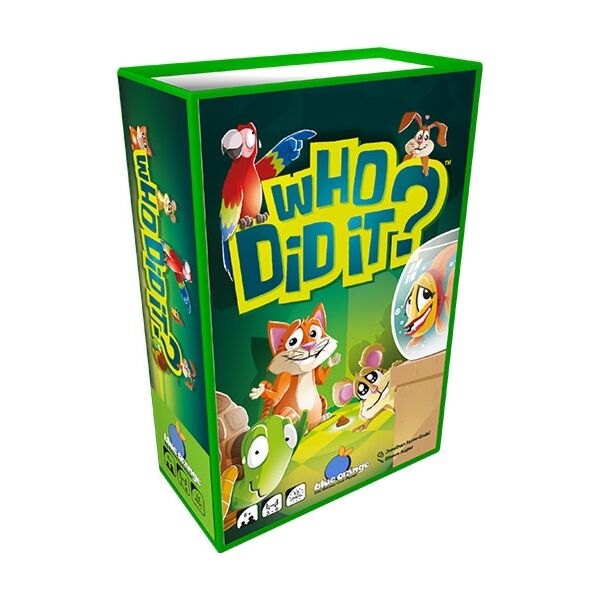 le jeu des cartes Who did it? (Blue Orange)
