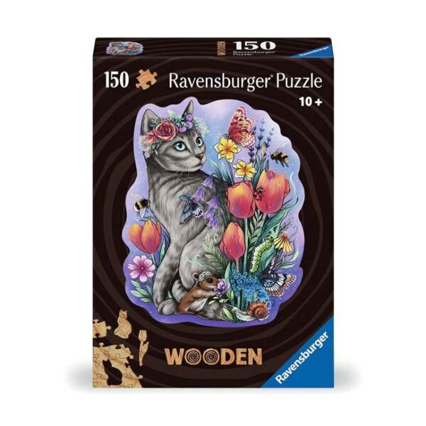 Wooden puzzle Lovely Cat
