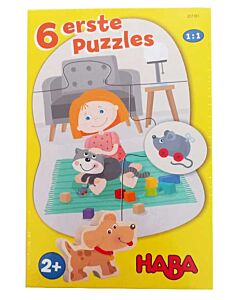 6 eerste puzzels Huisdieren