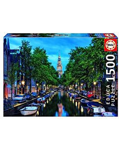 Amsterdam Canal at dusk (Educa Puzzle 16767)