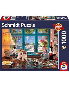 Bureau van een puzzelaar (Schmidt)