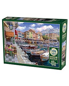 Coastal Town at Sunset 1000 pieces
