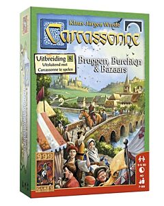Carcassonne Bruggen burchten en bazaars - nieuwe versie (999 games)