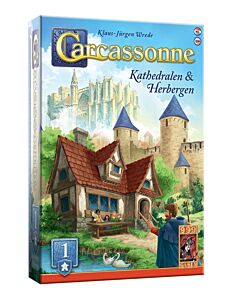 Carcassonne uitbreiding 1 Kathedralen & Herbergen