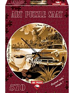 Puzzelklok Coffee (Art Puzzle)