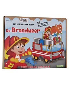 De Brandweer (boekje + 3d puzzel)