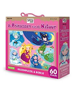 De Prinsessen van de Natuur - reuzepuzzel (60) + boekje