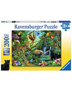 Dieren in de Jungle (ravensburger puzzel 200 stukken)