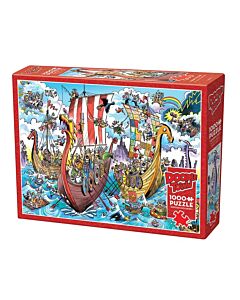 Doodletown puzzle 1000 Viking Voyage
