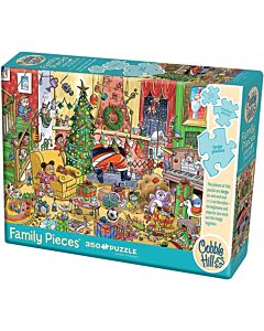 Family puzzle Catching Santa 350