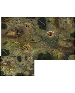 Folklore The Affliction Oversized cloth world map (GreenBrier Games)