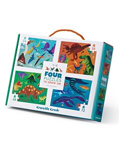 Four dinosaurs puzzles Crocodile Creek