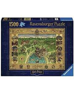 Harry Potter Puzzle 1500 Hogwarts Map