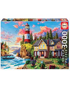 Lighthouse Near the Ocean (Educa Puzzle)