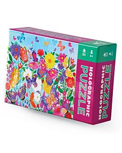 Holographic puzzle Butterfly Garden