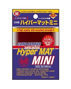 KMC Small Sleeves (62x89mm) Hyper Mat Red