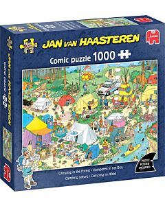 Jan van Haasteren puzzel Kamperen in het bos
