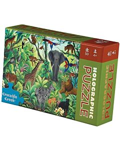 Jungle Paradise Holographic Puzzle 50 pieces