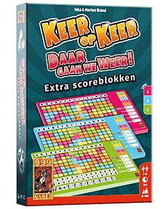 Keer op keer Daar gaan we weer Scoreblokken (999 games)