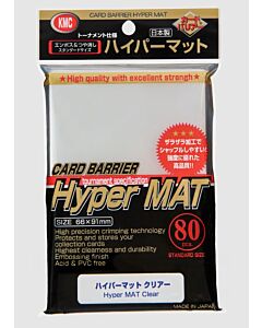 KMC Standard Sleeves 66x91mm Hyper Mat Clear