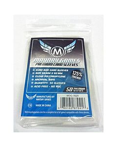 Euro Size Premium Card Sleeves (59x92mm) clear (50)