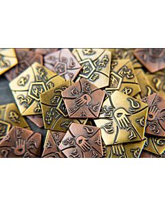 Metalen munten voor Sleeping Gods