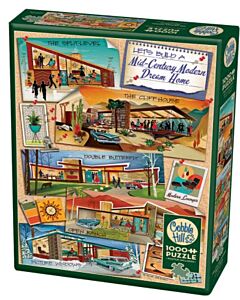 Mid-Century Modern Dream Home (Cobble Hill Puzzle 1000)