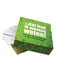 Dat had ik moeten weten