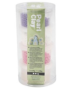 Pearl Clay (roos, paars, wit) 