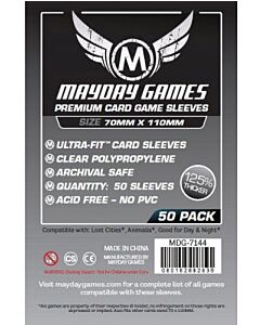 Premium Magnum Silver Card Sleeves (70x110mm)