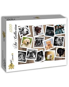 Puzzel met honden 1500 stukjes