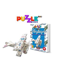 Puzzelboek Vliegtuigen 3D
