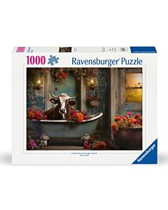 Puzzle The cow with the flowery headdress