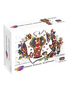 Rainbow puzzle Elephant