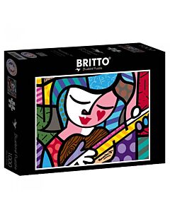 Britto Girl with guitar