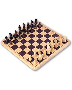 Houten schaakspel (Longfield Games)