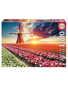 Tulips Landscape - Educa puzzle 1500
